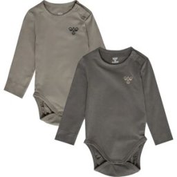 Hummel Body à Manches Longues Mini 2 Unités Vaporous Gray 74 cm female