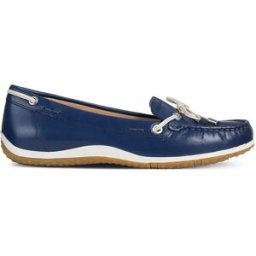 Geox Chaussures Bateau Vega Blue / Skin EU 41 Femme