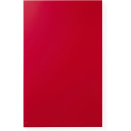 Tableau mural magnétique rectangulaire rouge coquelicot 53x85cm The storyboard - Mustard Made