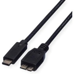 Roline Câble Usb-c 11.02.9006 1m Black One Size unisex