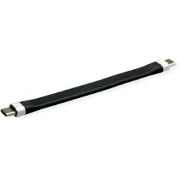 Roline Câble Usb-c 11.02.9054 0.11m Black One Size unisex