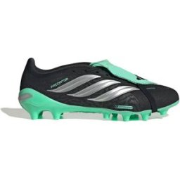 Adidas Chaussures De Football Predator League Fold-over Tongue Ag Core Black / Silver Metallic / Pulse Mint EU 43 1/3 Homme,Femme