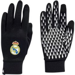 Adidas Gants Real Madrid Home Fieldplayer Black / White S Homme,Femme