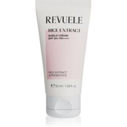 Revuele Rice Extract Shield Cream SPF 50+ PA++++ crème protectrice visage SPF 50+ 50 ml