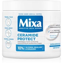 Mixa Ceramide Protect crème pour le corps régénérante pour peaux sensibles 400 ml