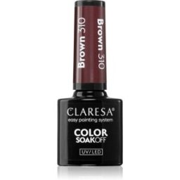 Claresa SoakOff UV/LED Color Brown vernis à ongles gel teinte 310 5 g