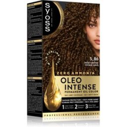 Syoss Oleo Intense coloration cheveux permanente à l'huile teinte 5_86 Sweet Brown 1 pcs