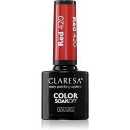 Claresa SoakOff UV/LED Color River vernis à ongles gel teinte Red 420 5 g