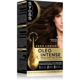 Syoss Oleo Intense coloration cheveux permanente à l'huile teinte 4_86 Chocolate Brown 1 pcs