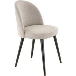 Restoflex Chaise de restaurant en tissu Enzo (lot de 2) Greige, terra ou vert