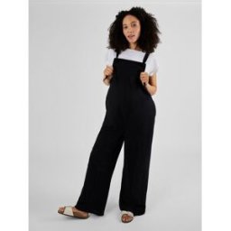 jojomamanbb Jojo Maman Bébé Grossesse Ample Lin Blend salopette Noir FR 46 (EU 44)