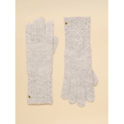 Joules Joules Knitted Cable Gloves Gris M-L (FR 42-48)