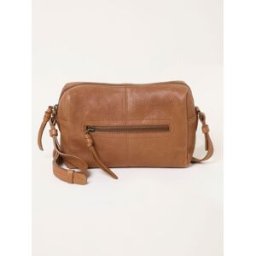 Fat Face FatFace Leather Crossbody Bag Brun Un an