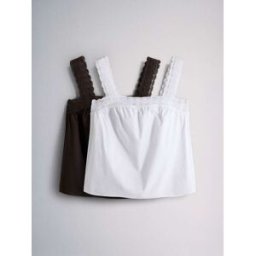 theset The Set 2 Pack Hauts à bordure en dentelle pâle L (FR 46-48)