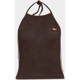 adidas originals adidas Originals Crochet Knit Top Brun FR 38-40 (EU 36-38)