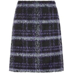 M & Co M & Co Check Mini Skirt Noir FR 46 (EU 44)