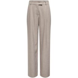 ONLY ONLY High Waist Straight Leg Tailored Trousers naturel L Regular (FR 46-48)