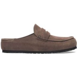 Birkenstock Birkenstock Naples Wrapped Suede Backless Loafers Brun EU 39 (UK 5.5)