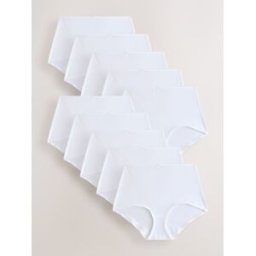 Next Lot de 10 slips en coton mélangé pâle FR 58 (EU 56)