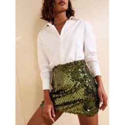Friends Like These Friends Like These mini-jupe à sequins ultimes vert FR 50 (EU 48)