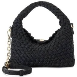 Dune London Dune London Dinky deliberate Mini Woven Slouch Bag Noir Un an