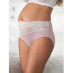Seraphine Seraphine - Caleçons de grossesse en dentelle à ventre plat crème M (FR 42-44)
