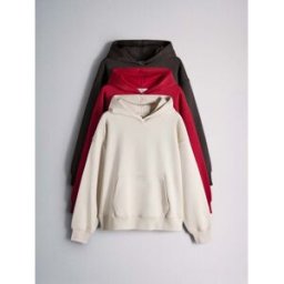 The Set The Set lot de 3 Sweat-shirts à capuche crème M (FR 42-44)
