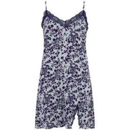 pourmoi Pour Moi Grey Short Sofa Loves Lace Hidden Support Soft Jersey Split Chemise Gris FR 48 (EU 46)