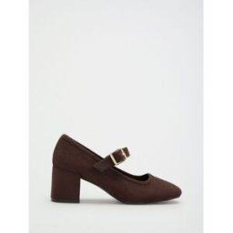 Friends Like These Friends Like These Escarpins Mary Jane à bout rond et à talons mi-bloc Brun EU 41 (UK 8 W)