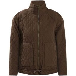 Yours Curve Yours Curve Lightweight Cotton Quilted Jacket Brun FR 46 (EU 44)