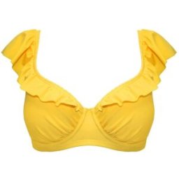 Pour Moi Pour Moi Bermuda Underwired Frill Bikini Top jaune 85 H