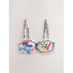 Next Haut de bikini bandeau filaire crème 100 H