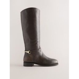 Next Bottes en cuir Forever Comfort Snaffle Rider hauteur genou Brun EU 40 (UK 6.5)