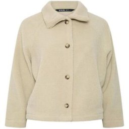 Yours Curve Yours Curve Funnel Neck Borg Jacket crème FR 46 (EU 44)