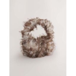 Next Fur Earmuff Hair Accessories Brun Un an