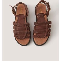 monsoon Monsoon Gigi Suede Gladiator Sandals Brun EU 41 (UK 8)