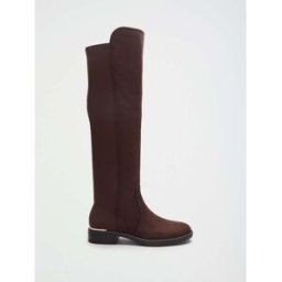 Lipsy Bottes d'équitation décontractées élastiques en faux daim Brun EU 36 (UK 3 W)