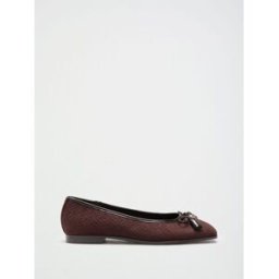 Lipsy Lipsy Ballerines confortables en similicuir à bout carré Brun EU 40 (UK 7)