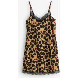 Never Fully Dressed Never Fully Dressed Viscose Nylon Slip dress Brun FR 50 (EU 48)