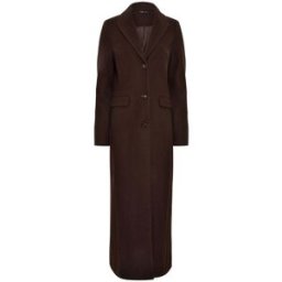 Long Tall Sally Long Tall Sally Maxi City Coat Brun FR 44 Tall (EU 42 T)