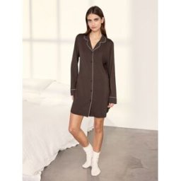 Chelsea Peers Chelsea Peers TENCEL Modal Nightshirt Brun FR 38 (EU 36)