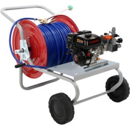 AgriEuro TOP-LINE Kit motopompe thermique pour pulvérisation avec chariot - Comet MTP P40/20 SC 4T - Pour produits chimique et acides