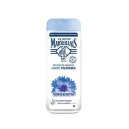 Le Petit Marseillais Gel Douche Apaisant Haute Tolérance Fleur de Bleuet Bio Tous Types de Peaux 400 ml - Flacon 400 ml