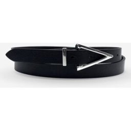 Glove Story - Ceinture en Cuir pleine fleur noire T.95/110
