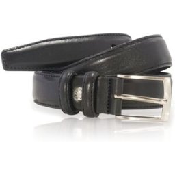 Glove Story - Ceinture en Cuir pleine fleur noire T.95/110