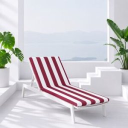 Haomy - Housse de bain de soleil en polyester Riviera fambroise - 70x190 cm OS