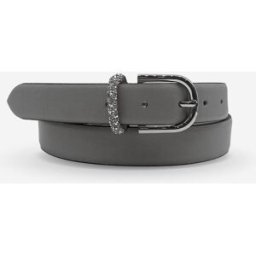 Glove Story - Ceinture femme type strass gris-Gris T.90/105