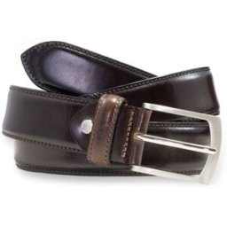 Glove Story - Ceinture en Cuir pleine fleur marron T.100/115