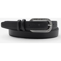 Glove Story - Ceinture en Cuir pleine fleur noire T.95/110