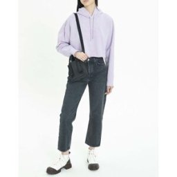 Ganni - Sweat Isoli Oversized Coton Bio lilas T.L/XL